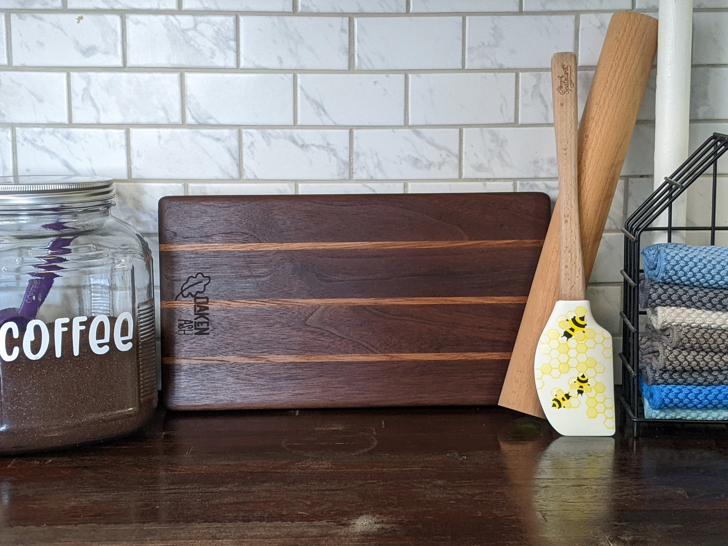Dark Wood Cutting Board