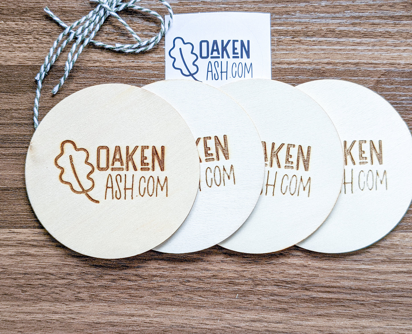 Oaken Ash Coaster Set