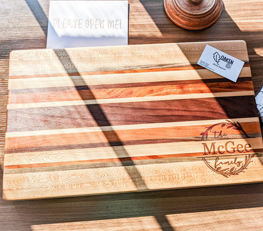 Mixed Wood Cutting Board